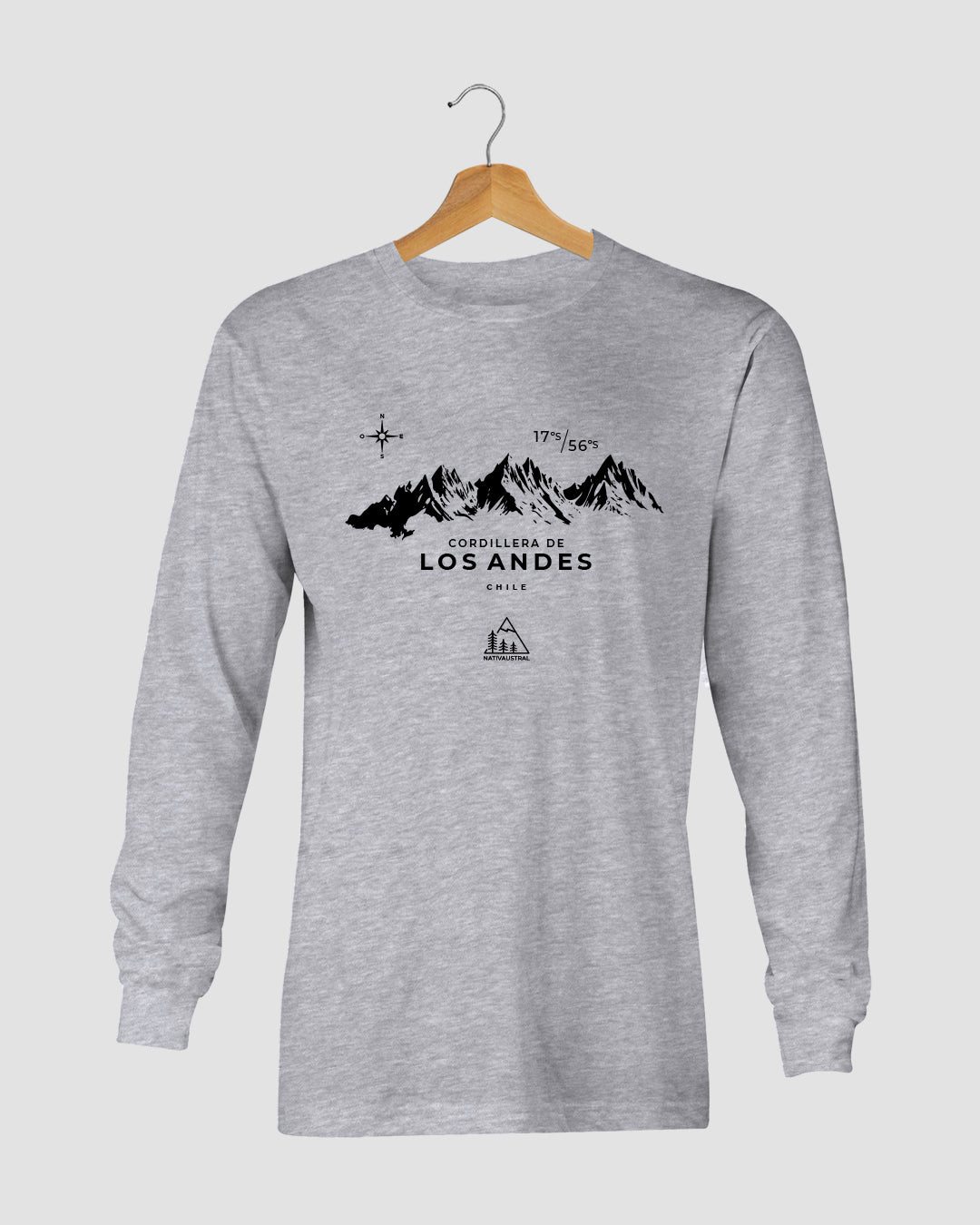 POLERA CORDILLERA DE LOS ANDES MANGA LARGA