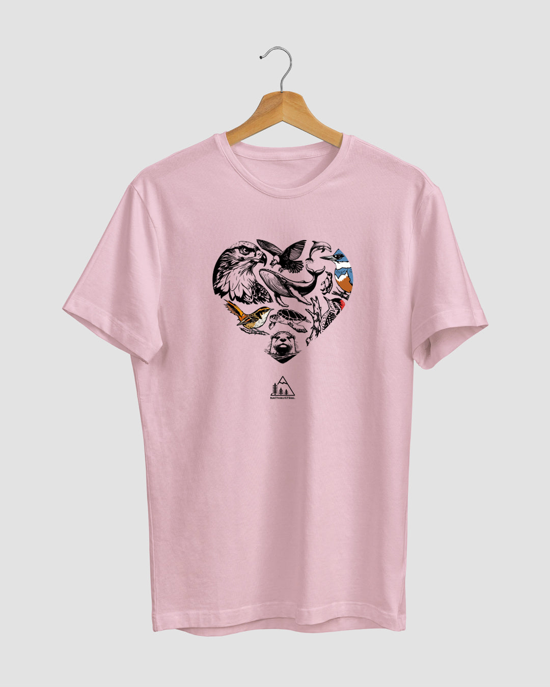 POLERA FAUNA CORAZON