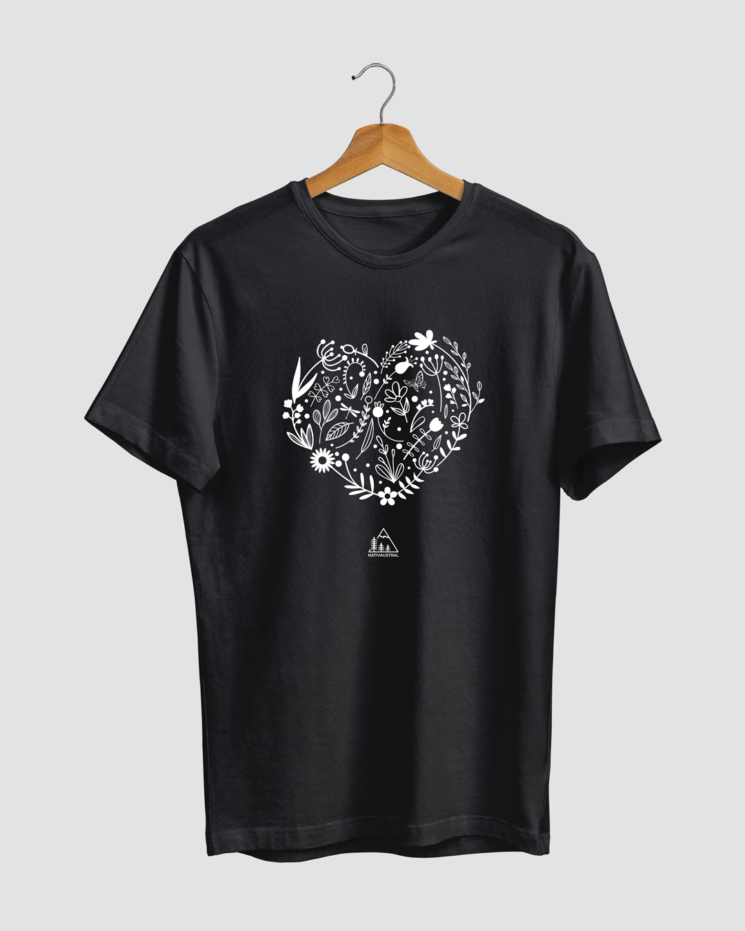 POLERA CORAZÓN DE LA NATURALEZA