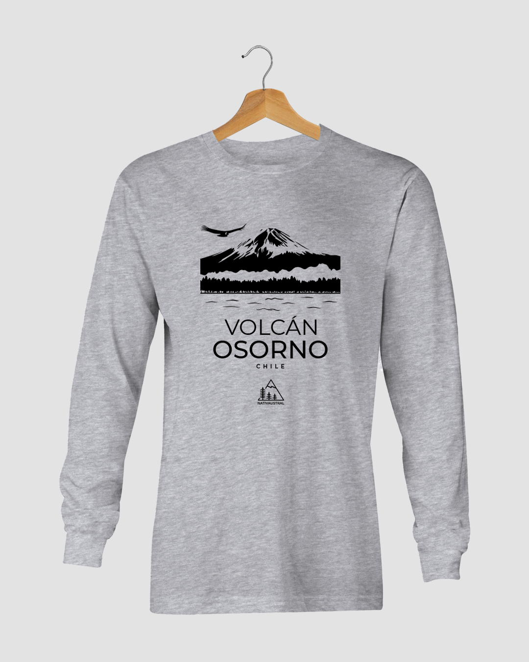 POLERA VOLCÁN OSORNO MANGA LARGA