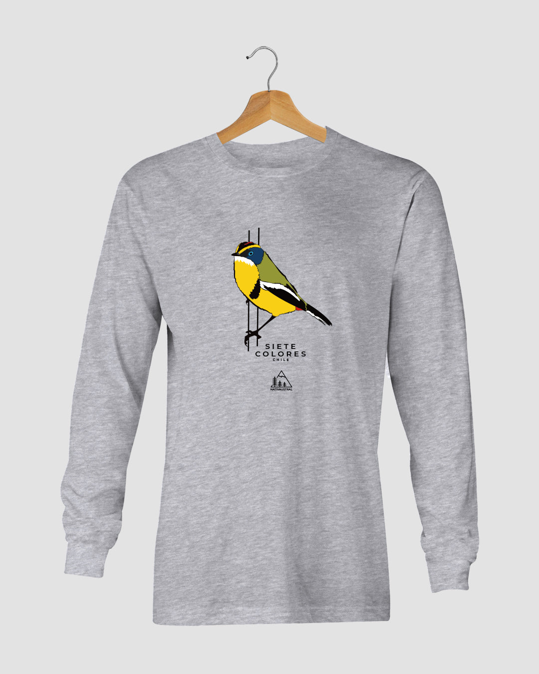 POLERA SIETE COLORES MANGA LARGA