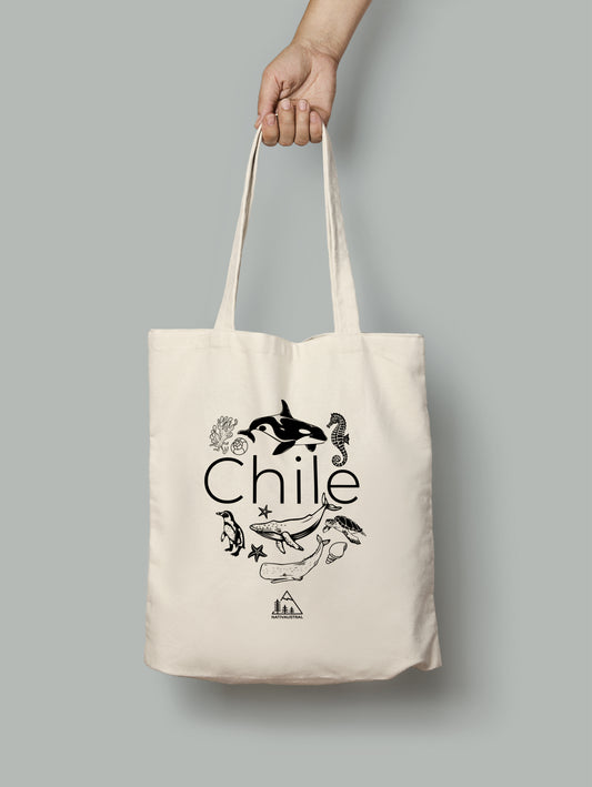 TOTEBAG FAUNA MARINA CHILE