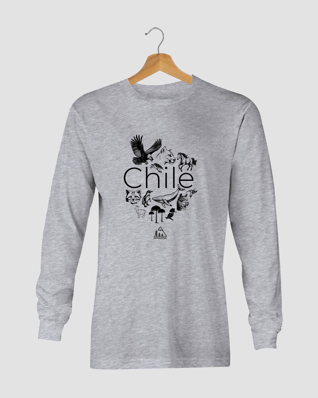 POLERA CHILE MANGA LARGA