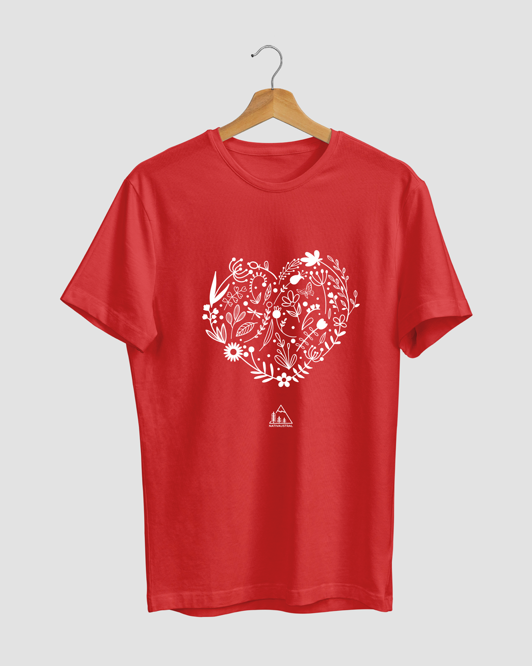 POLERA CORAZÓN DE LA NATURALEZA