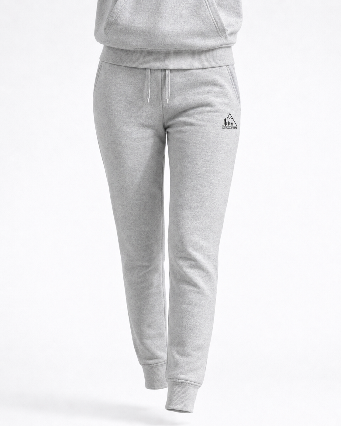 Pantalon Buzo Gris Claro