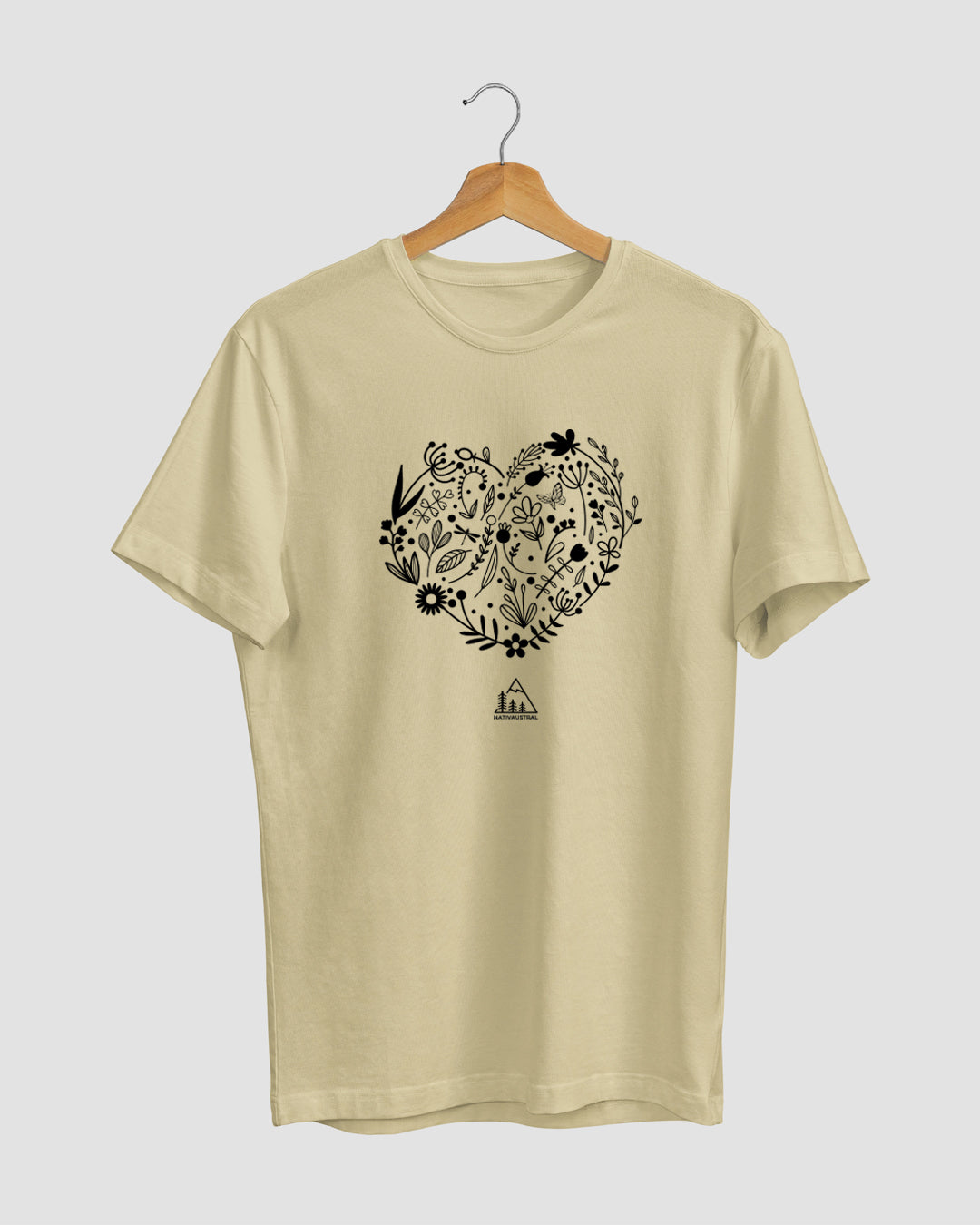 POLERA CORAZÓN DE LA NATURALEZA