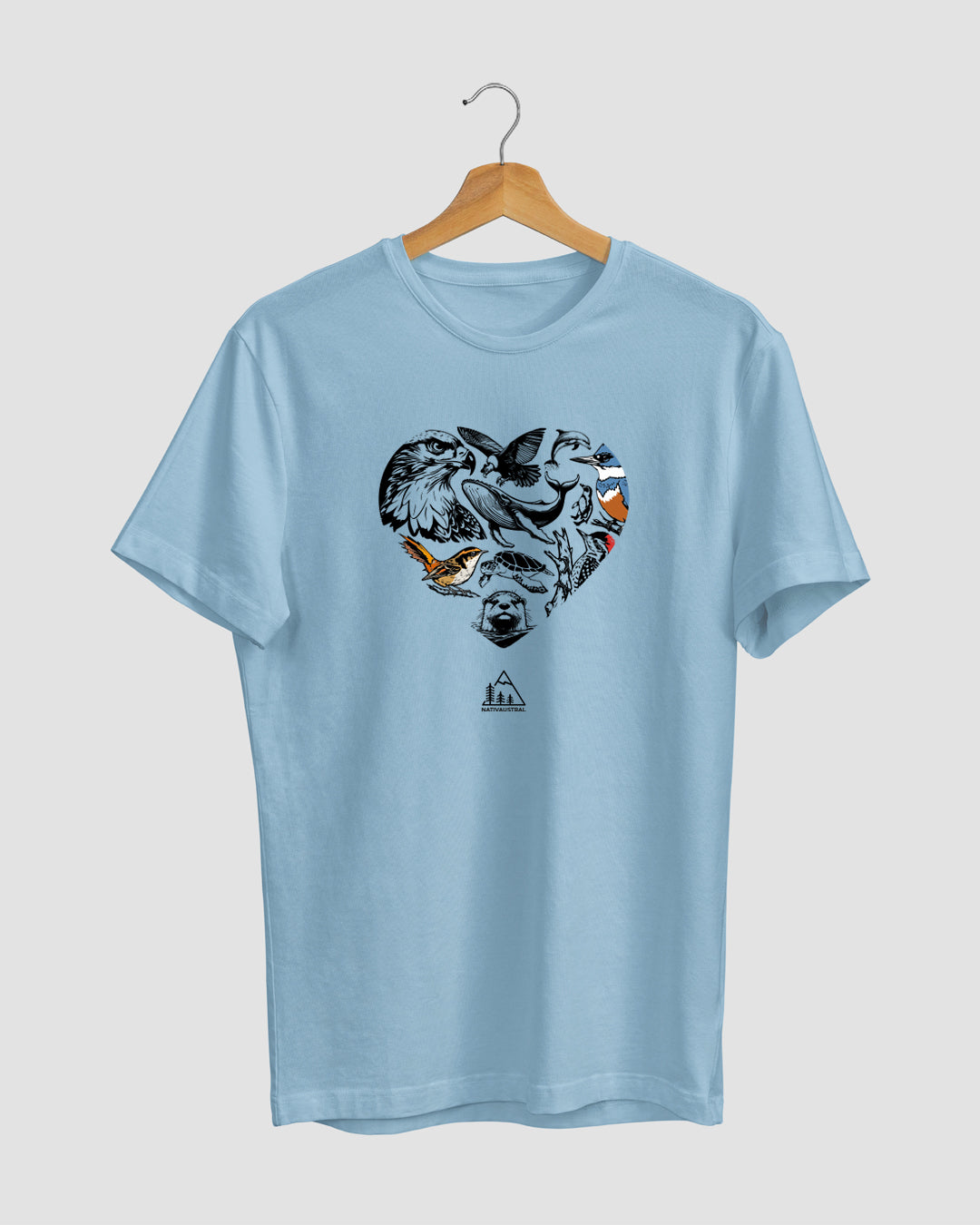 POLERA FAUNA CORAZON