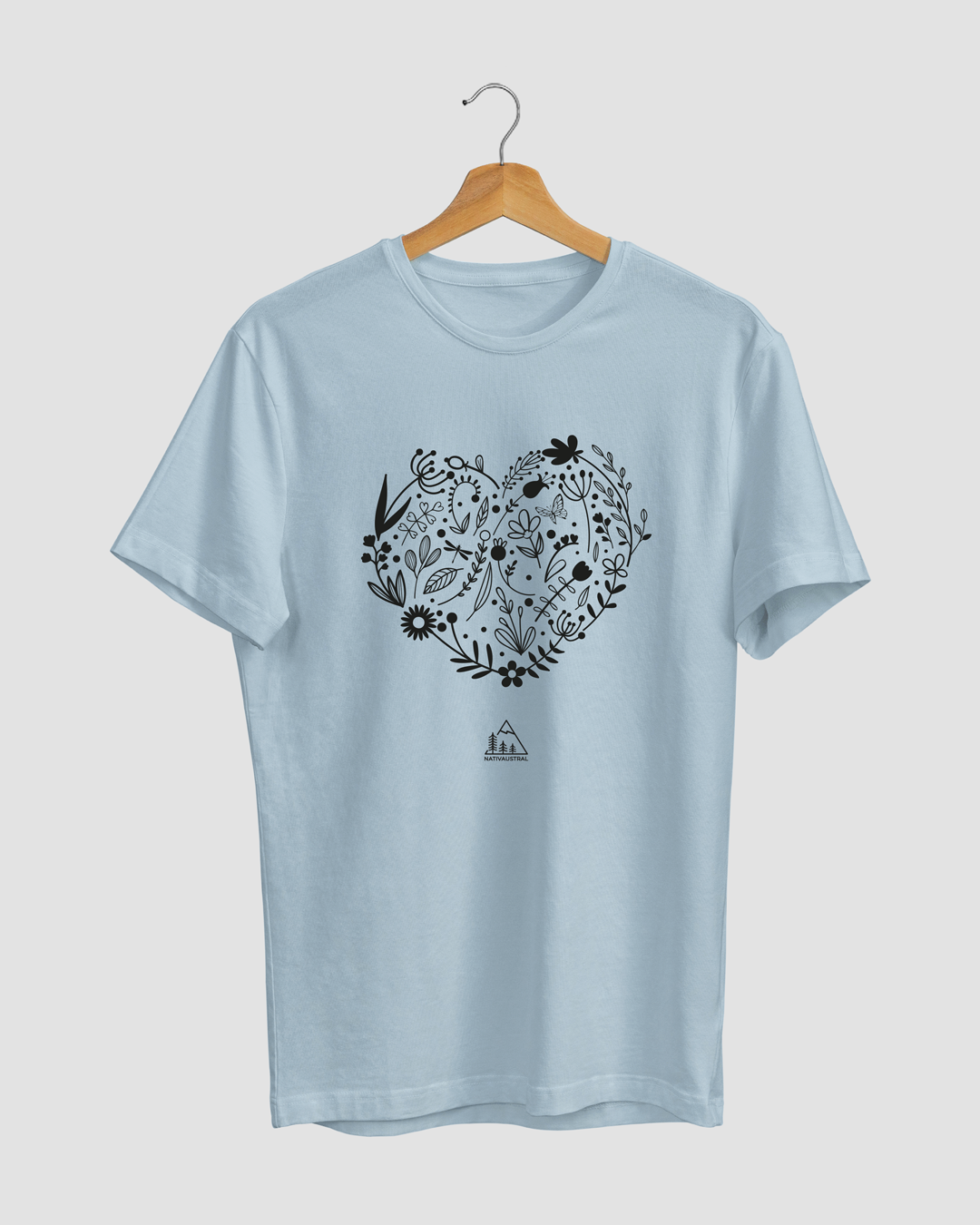 POLERA CORAZÓN DE LA NATURALEZA