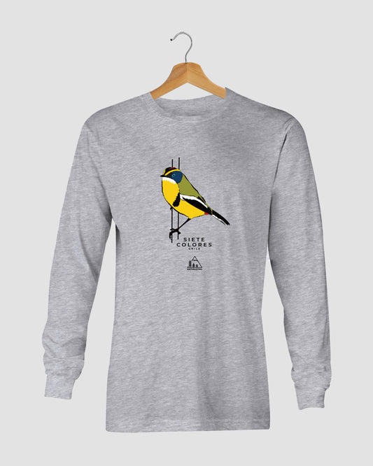 POLERA SIETE COLORES MANGA LARGA