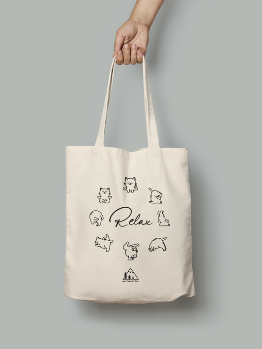 TOTEBAG GATO RELAX