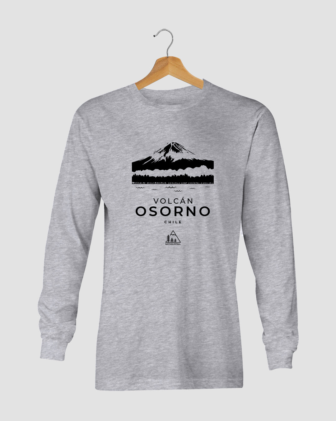 POLERA VOLCÁN OSORNO MANGA LARGA