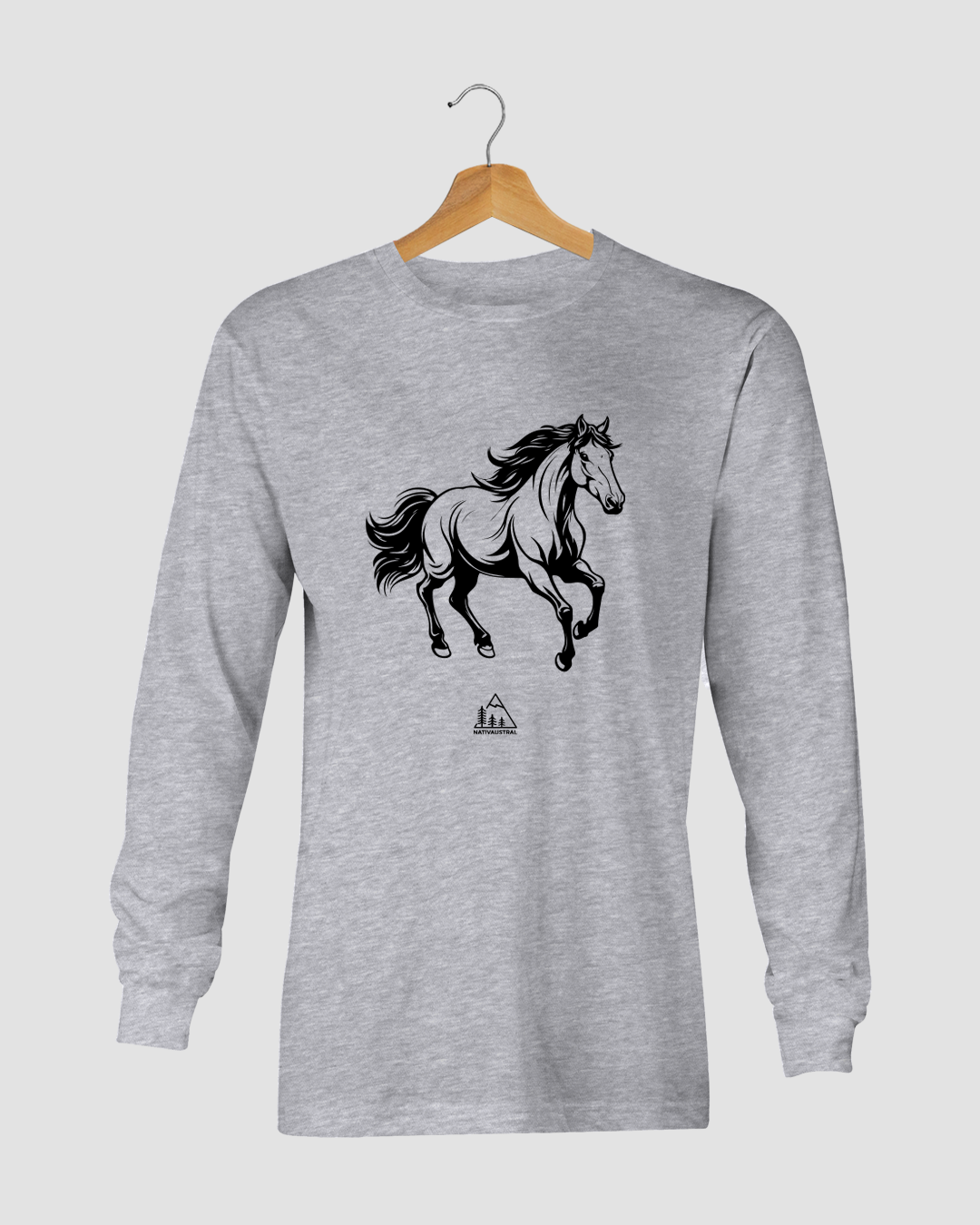 POLERA CABALLO MANGA LARGA