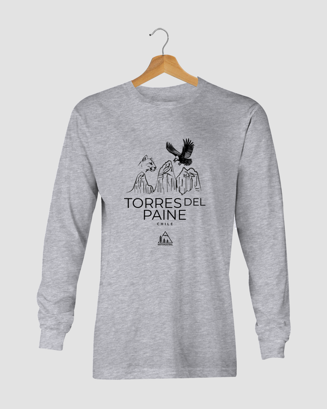 POLERA TORRES DEL PAINE MANGA LARGA